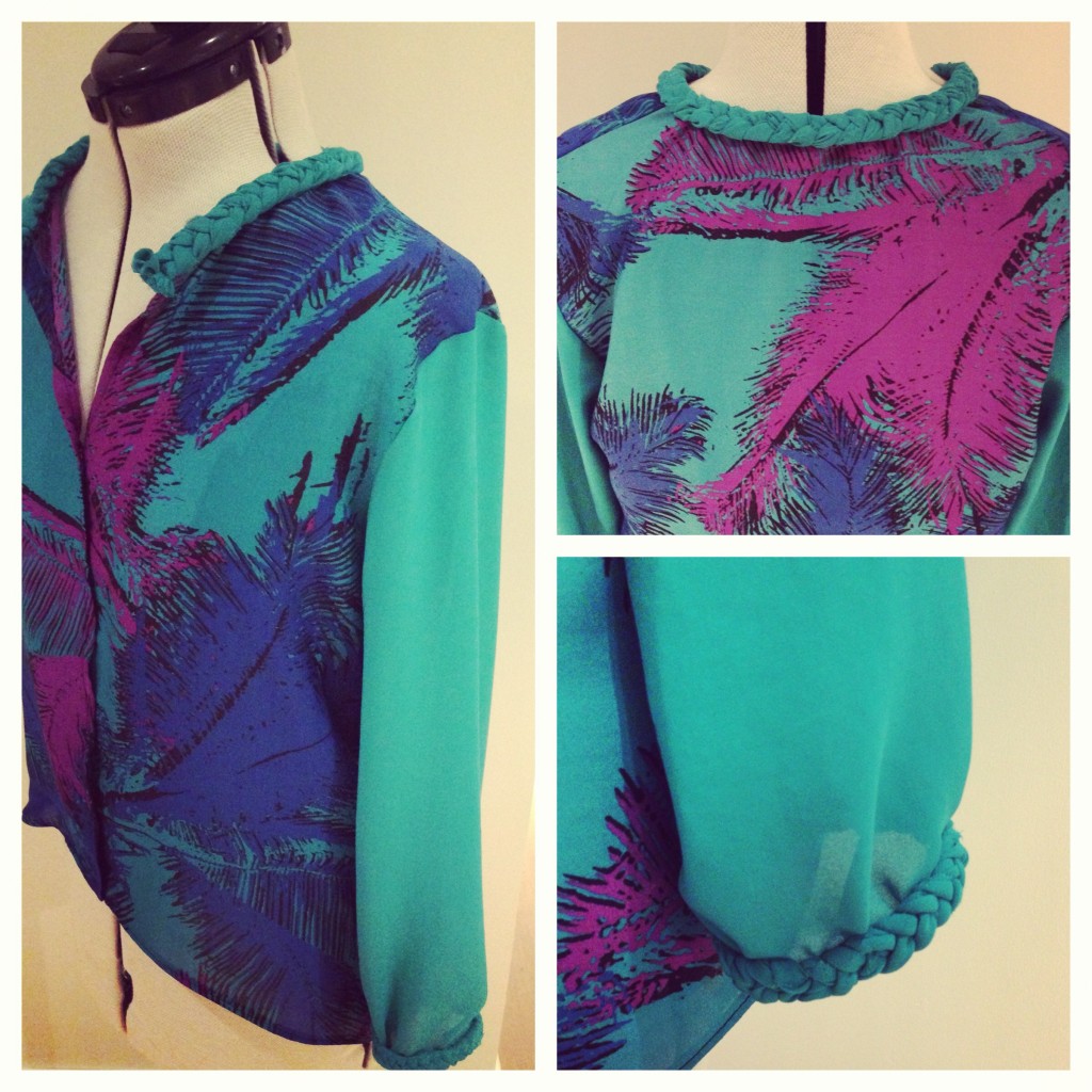 feather blouse